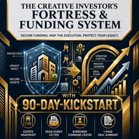 The Creative Investor’s Fortress and Funding System  + 90-Day-Kickstart Credibility Package Lab