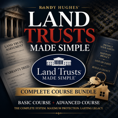 Land Trusts Made Simple—Basic and Advanced Courses $997